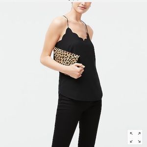 J. Crew Scalloped Cami Top